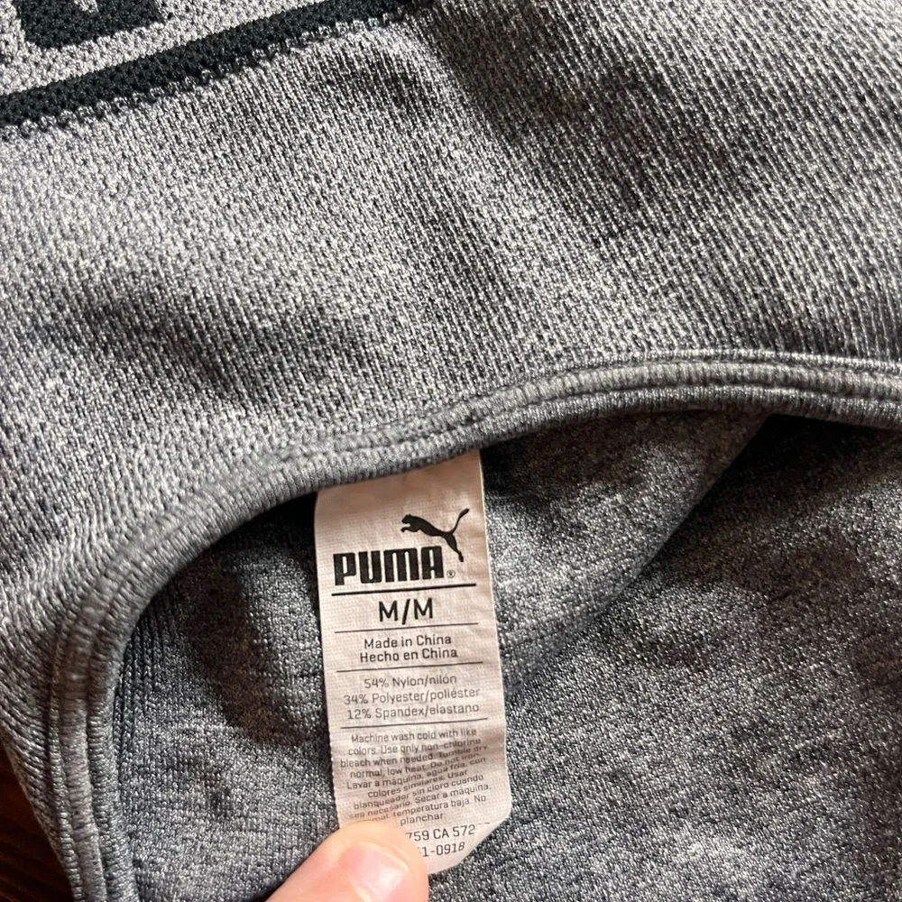 PUMA Women's Charcoal Sports Bra - Picture 3 of 3